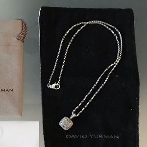 David Yurman Petite Albion Pave Necklace